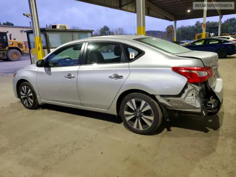 2016 Nissan Sentra Sl VIN 3N1AB7AP2GY338876 фото 2