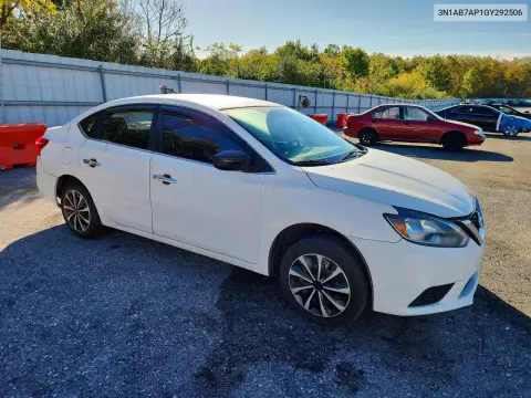 2016 Nissan Sentra S VIN 3N1AB7AP1GY292506 фото 4
