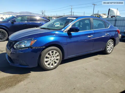 3N1AB7AP7GY284068 — 2016 Nissan Sentra, Передняя часть, фото до ремонта