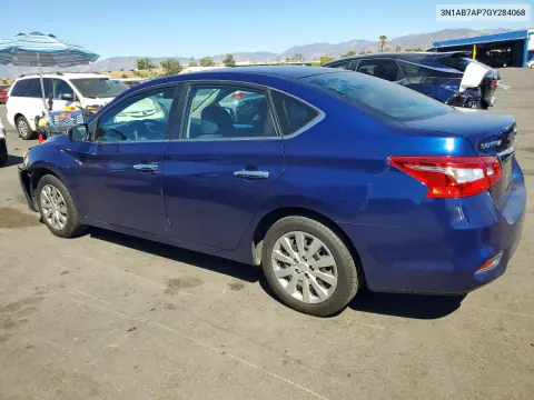 2016 Nissan Sentra S VIN 3N1AB7AP7GY284068 фото 2
