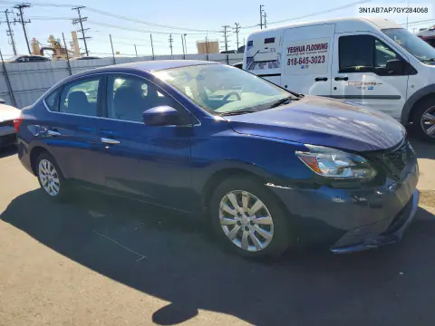 2016 Nissan Sentra S VIN 3N1AB7AP7GY284068 фото 4