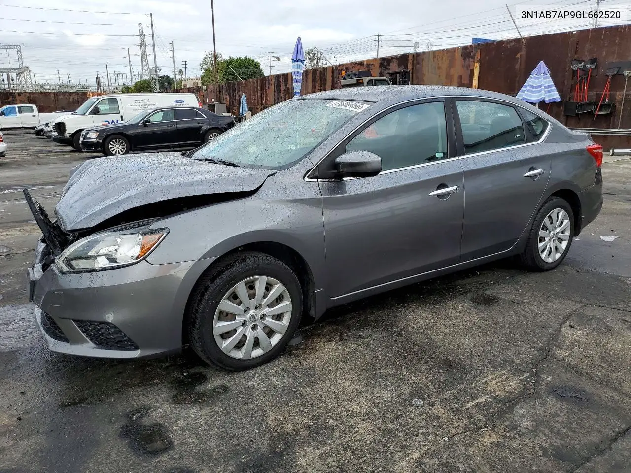 2016 Nissan Sentra Sv VIN 3N1AB7AP9GL662520 фото 1