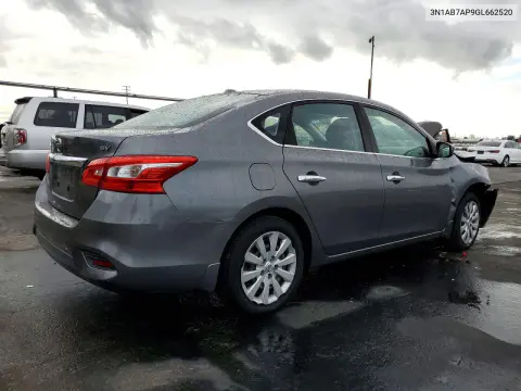 2016 Nissan Sentra Sv VIN 3N1AB7AP9GL662520 фото 3