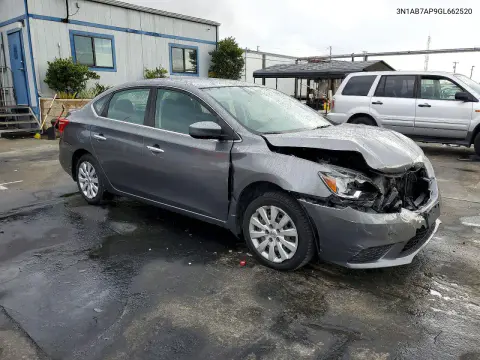 2016 Nissan Sentra Sv VIN 3N1AB7AP9GL662520 фото 4