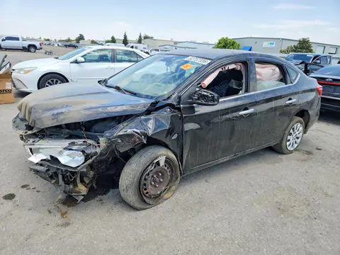 3N1AB7AP2HY286408 — 2017 Nissan Sentra, Передняя часть (Front End), фото до ремонта