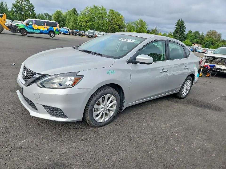 3N1AB7AP8HY301672 Nissan Sentra 2017 — повреждение Задняя часть, фото до ремонта