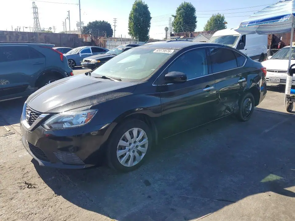 3N1AB7AP5HY250843 Nissan Sentra 2017 — повреждение Задняя часть, фото до ремонта