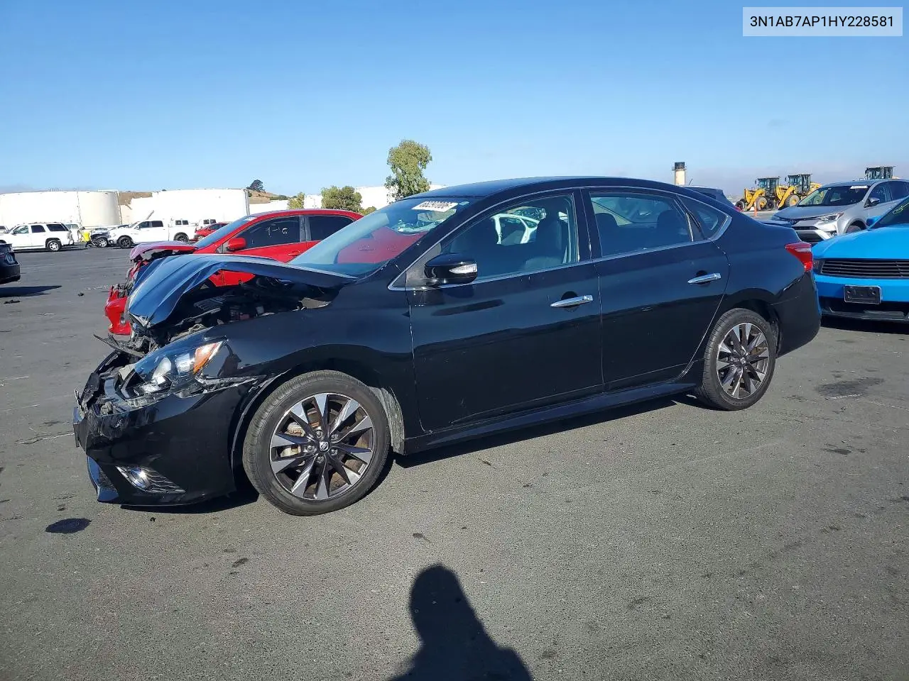 2017 Nissan Sentra Sr VIN 3N1AB7AP1HY228581 фото 1