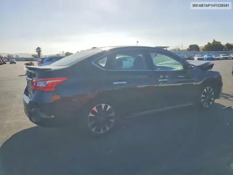2017 Nissan Sentra Sr VIN 3N1AB7AP1HY228581 фото 3