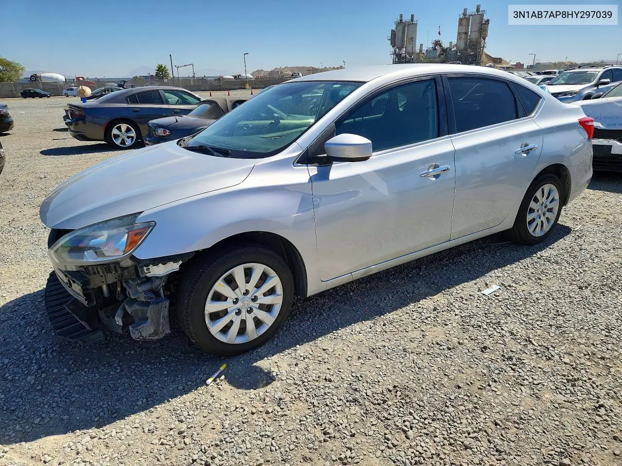 2017 Nissan Sentra S VIN 3N1AB7AP8HY297039 фото 1