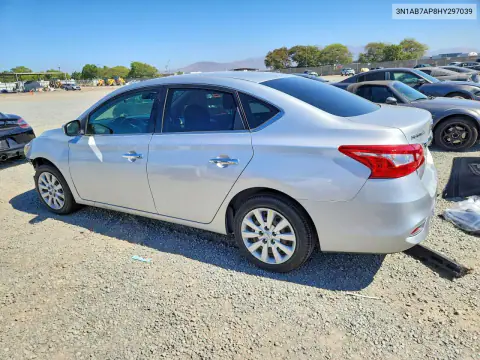 2017 Nissan Sentra S VIN 3N1AB7AP8HY297039 фото 2