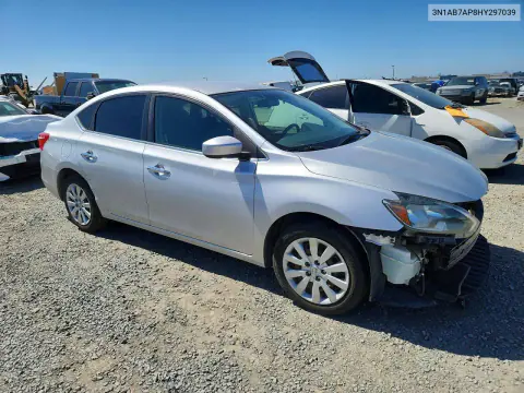 2017 Nissan Sentra S VIN 3N1AB7AP8HY297039 фото 4