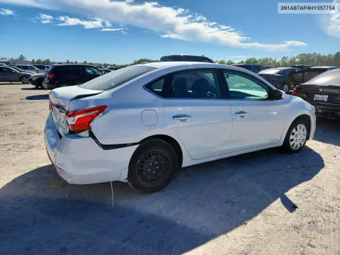 2017 Nissan Sentra Sv VIN 3N1AB7AP4HY357754 фото 3
