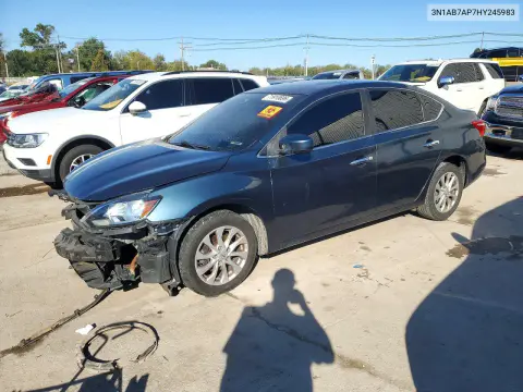 2017 Nissan Sentra Sv VIN 3N1AB7AP7HY245983 фото 1