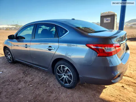 2017 Nissan Sentra Sv VIN 3N1AB7AP5HY395560 фото 2