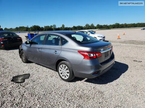 3N1AB7AP7HL642235 — 2017 Nissan Sentra, фото 2 с аукциона Copart, Передняя часть
