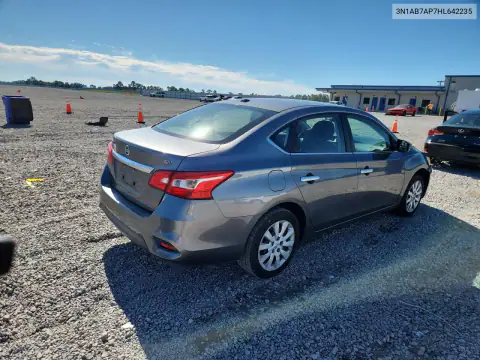 3N1AB7AP7HL642235 — 2017 Nissan Sentra, фото 3 с аукциона Copart, Передняя часть