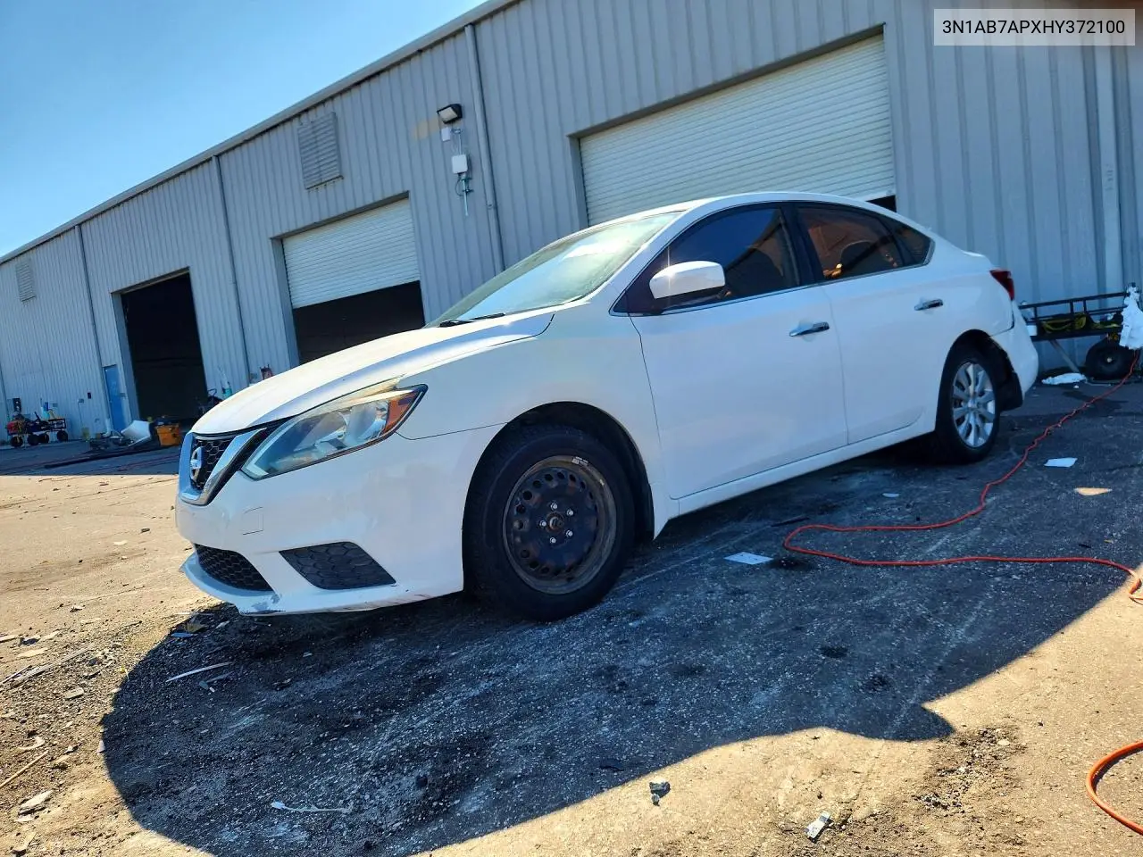 2017 Nissan Sentra S VIN 3N1AB7APXHY372100 фото 1