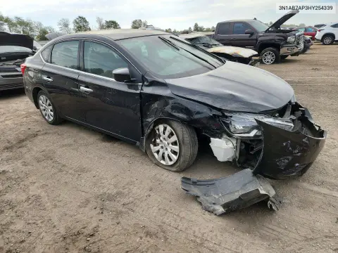2017 Nissan Sentra S VIN 3N1AB7AP3HY254339 фото 4