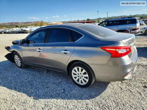 2017 Nissan Sentra Sv VIN 3N1AB7AP5HY382128 фото 2