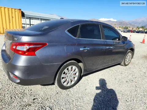 2017 Nissan Sentra Sv VIN 3N1AB7AP5HY382128 фото 3