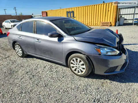 2017 Nissan Sentra Sv VIN 3N1AB7AP5HY382128 фото 4