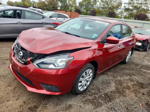 2017 Nissan Sentra Sv VIN 3N1AB7AP7HY261682 фото 1