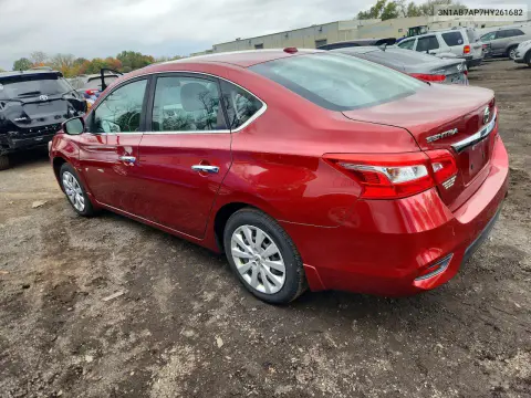 2017 Nissan Sentra Sv VIN 3N1AB7AP7HY261682 фото 2