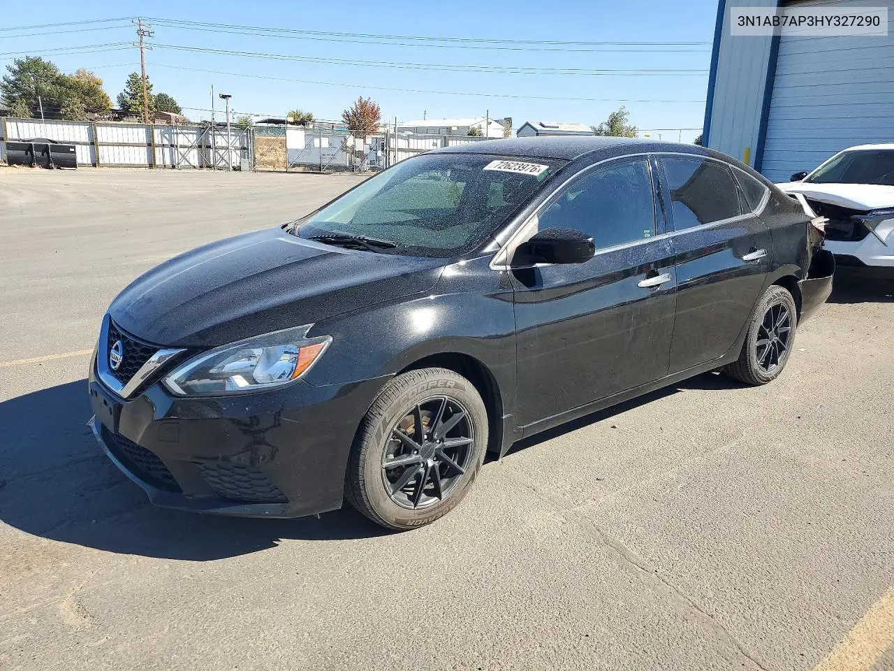 2017 Nissan Sentra S VIN 3N1AB7AP3HY327290 фото 1