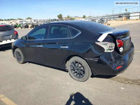 2017 Nissan Sentra S VIN 3N1AB7AP3HY327290 фото 2