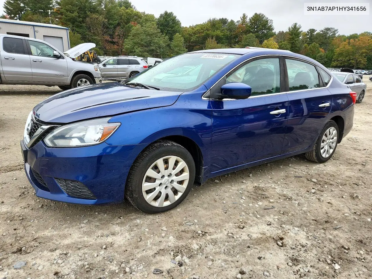 2017 Nissan Sentra S VIN 3N1AB7AP1HY341656 фото 1