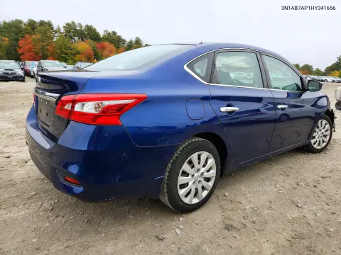 2017 Nissan Sentra S VIN 3N1AB7AP1HY341656 фото 3