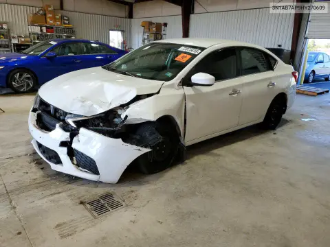 2017 Nissan Sentra Sv VIN 3N1AB7AP9HY270609 фото 1