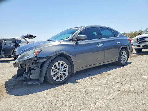 3N1AB7AP0JL638534 — 2018 Nissan Sentra, Передняя часть (Front End), фото до ремонта