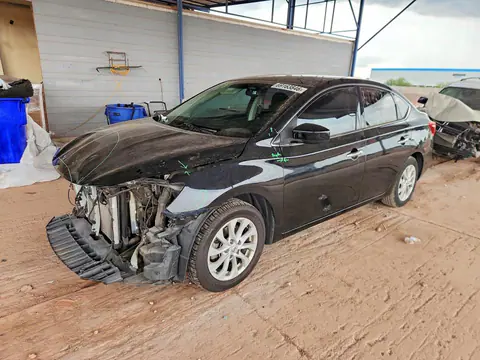 3N1AB7AP2JL646330 — 2018 Nissan Sentra, Передняя часть (Front End), фото до ремонта