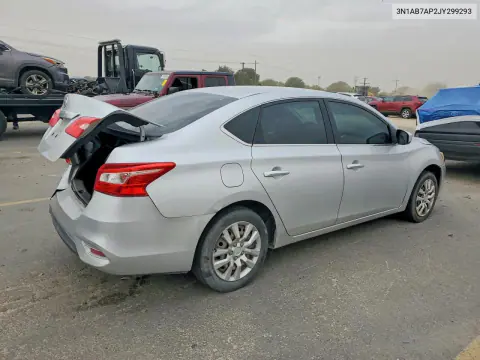 2018 Nissan Sentra S VIN 3N1AB7AP2JY299293 фото 3