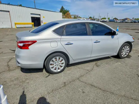 2018 Nissan Sentra S VIN 3N1AB7AP0JY279821 фото 3