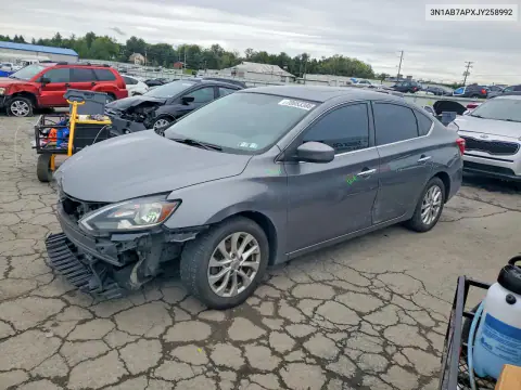 2018 Nissan Sentra Sv VIN 3N1AB7APXJY258992 фото 1