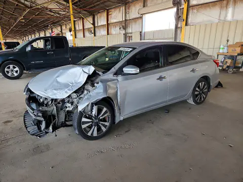 3N1AB7AP6JY227416 — 2018 Nissan Sentra, Передняя часть (Front End), фото до ремонта