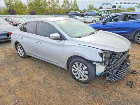 2018 Nissan Sentra S VIN 3N1AB7AP0JY281410 фото 4