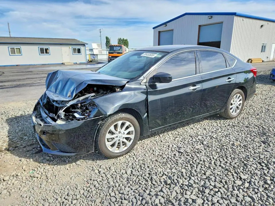 3N1AB7AP1JY262218 Nissan Sentra 2018 — повреждение Передняя часть, фото до ремонта