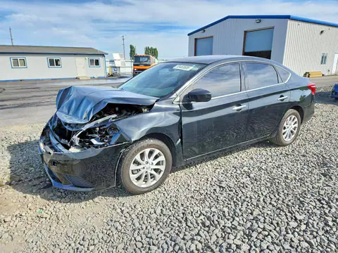 3N1AB7AP1JY262218 — 2018 Nissan Sentra, Передняя часть (Front End), фото до ремонта