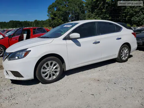 2018 Nissan Sentra Sv VIN 3N1AB7AP1JL648134 фото 1