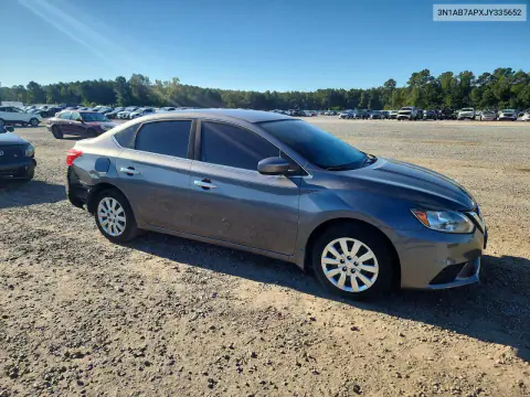 2018 Nissan Sentra S VIN 3N1AB7APXJY335652 фото 4