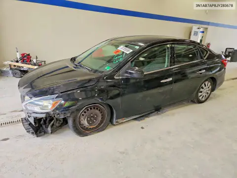 2018 Nissan Sentra S VIN 3N1AB7AP8JY283678 фото 1