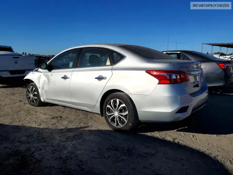2018 Nissan Sentra S VIN 3N1AB7AP8JY240250 фото 2