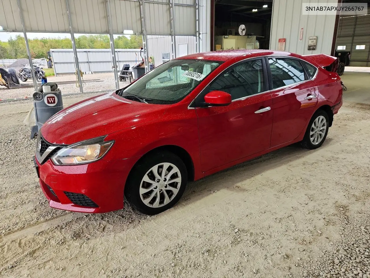 2018 Nissan Sentra Sv VIN 3N1AB7APXJY266767 фото 1