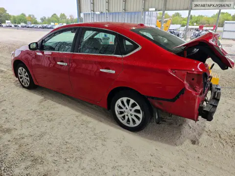 2018 Nissan Sentra Sv VIN 3N1AB7APXJY266767 фото 2