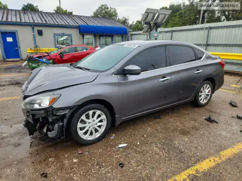 3N1AB7AP2JL661927 — 2018 Nissan Sentra, Передняя часть, фото до ремонта