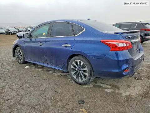 2018 Nissan Sentra Sr VIN 3N1AB7AP4JY320497 фото 2